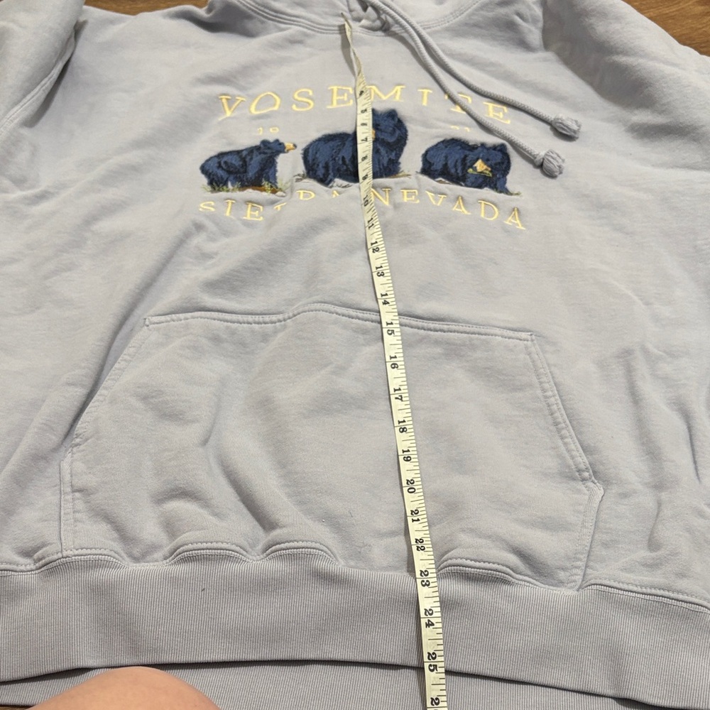 John Galt Yosemite Sierra Nevada Purple/Blje Hoodie Embroidered - Picture 10 of 12